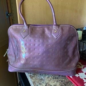 Arcadia patent Italian leather handbag